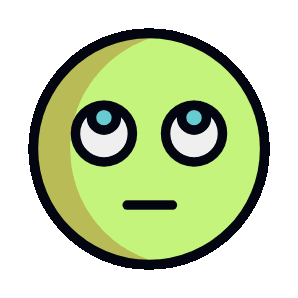 Bored Face GIF